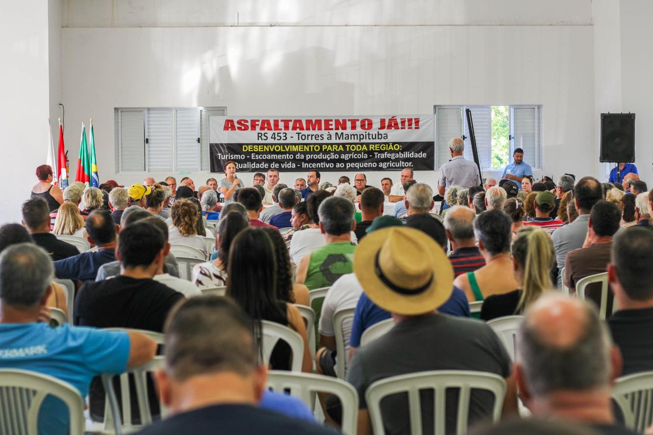 Audiência Pública reúne quase mil pessoas para debater asfaltamento da RS- 453 em Pirataba