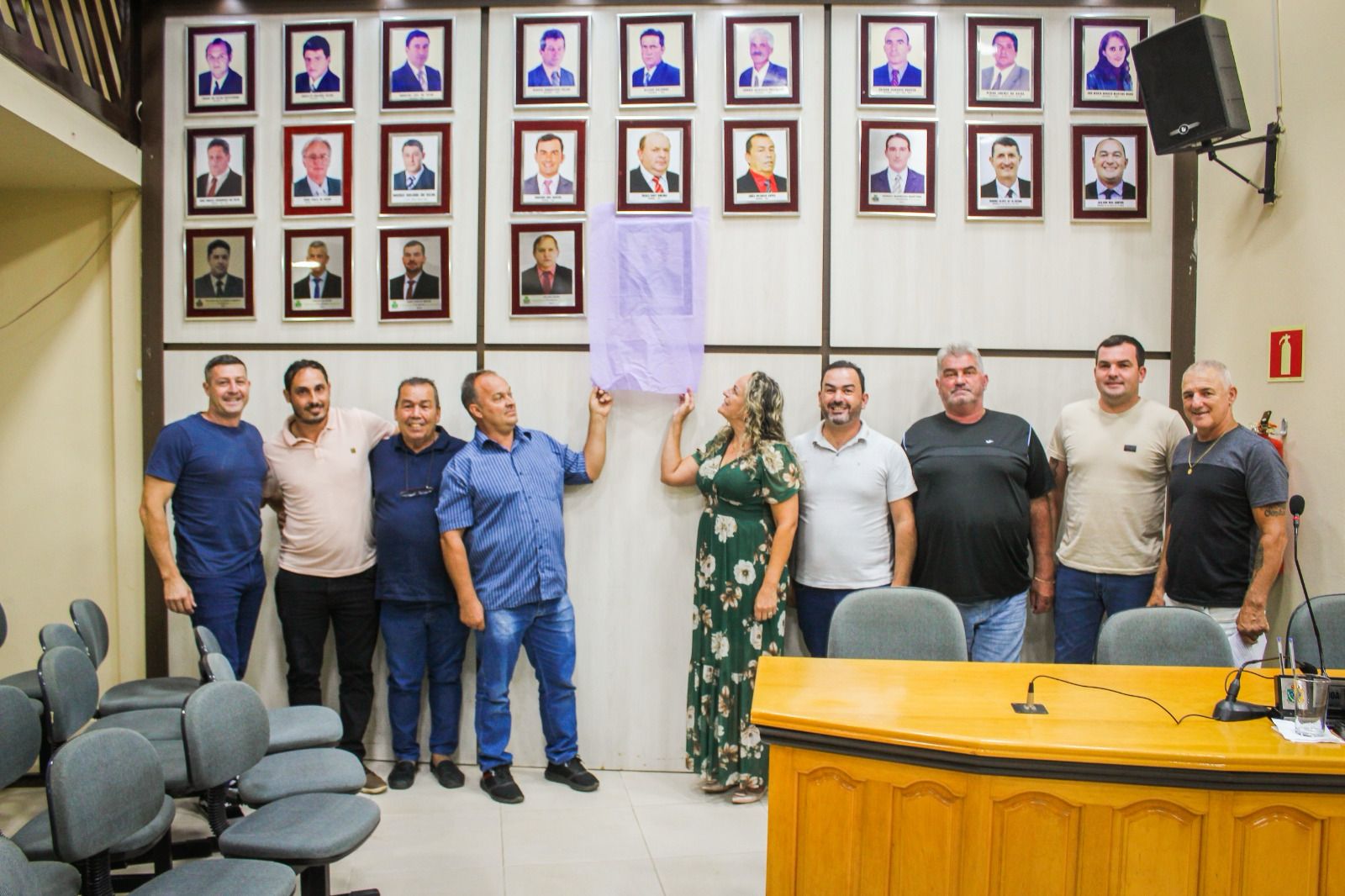 Câmara Municipal de Mampituba homenageia ex- presidente José Dalmei Correa Borges